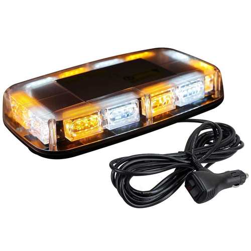 led爆闪灯12v警示灯车载led吸顶警示灯36led磁吸短排频闪警示灯