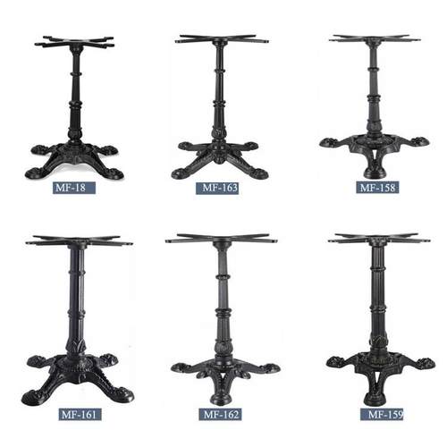2025新中式四爪铸铁底座餐台脚虎爪造型金属家具五金配件出口