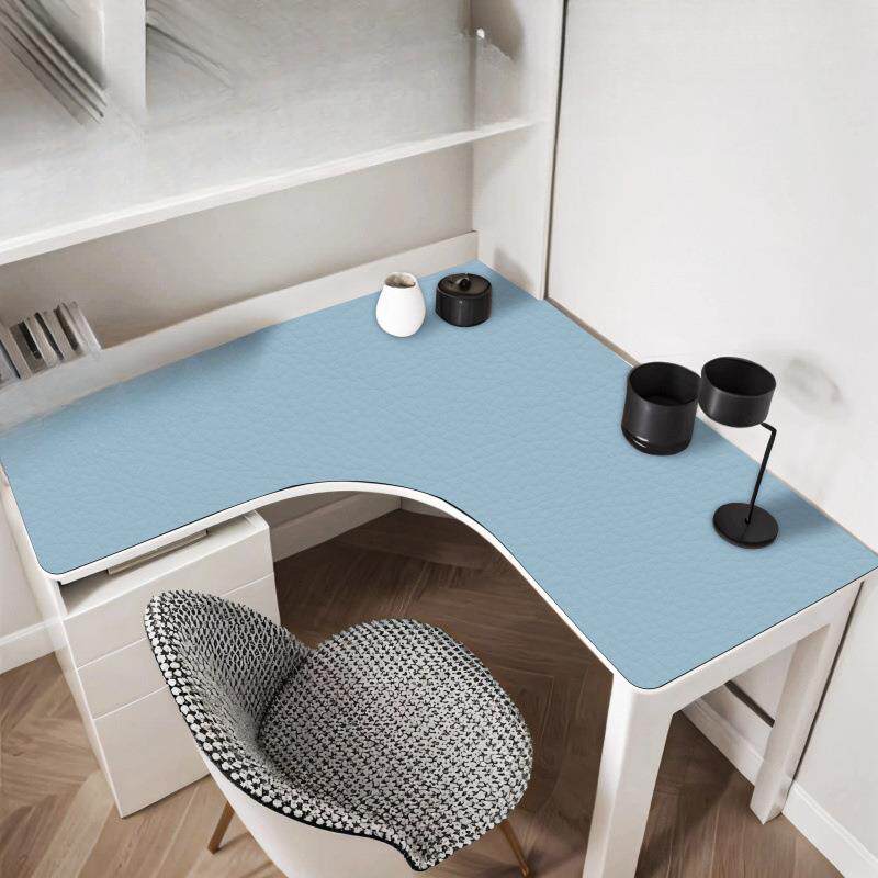 桌面垫弧形擦洗拐角可转角书桌皮革垫子防水型桌垫办公桌学习桌风