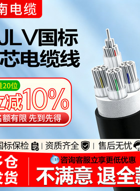 国标电缆线海缆江南YJLV铝芯