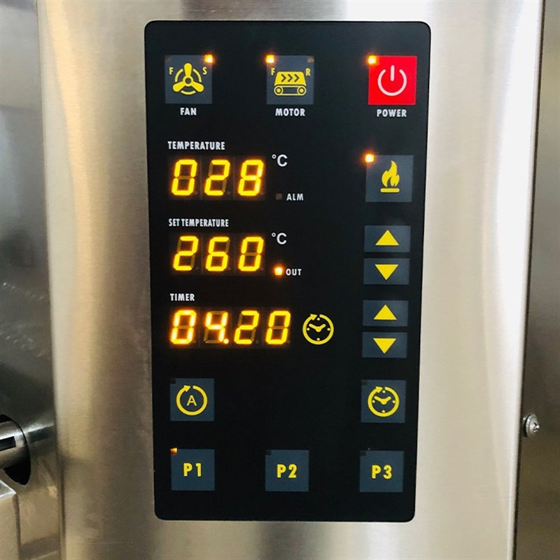 中式现烤汉堡机商用链式烤炉汉堡烤F炉塔斯汀烤炉汉堡烤箱披萨炉