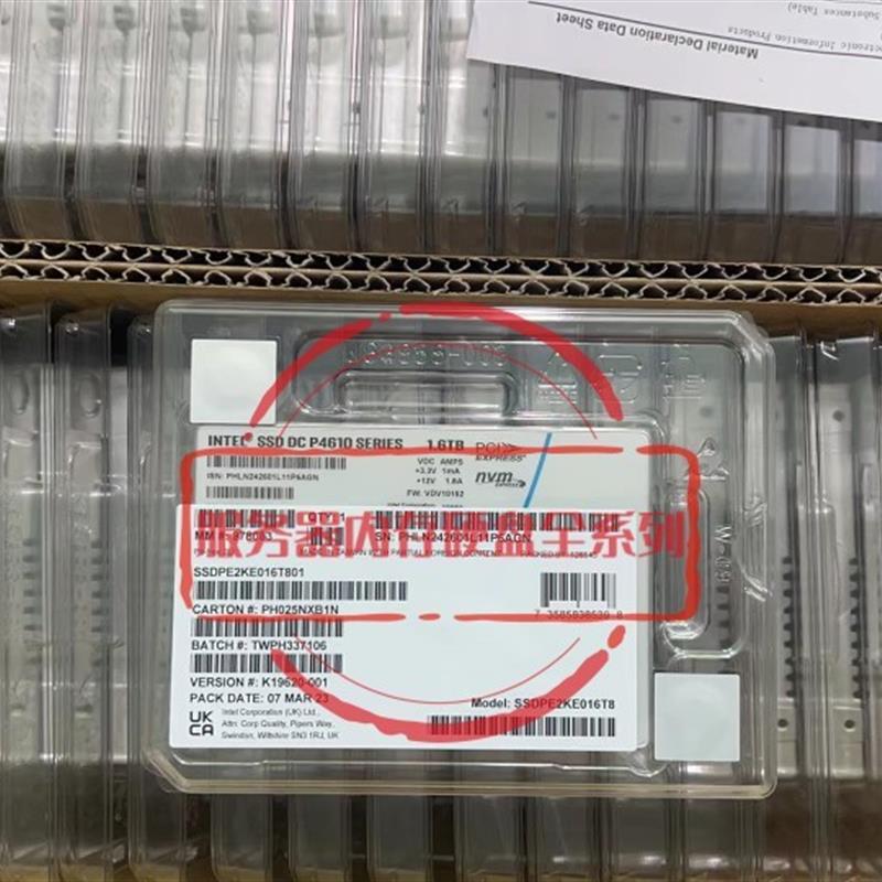DELL R740 R750 R750xs 固态硬盘  P4610 6.4T U.2 nvme pcie SSD
