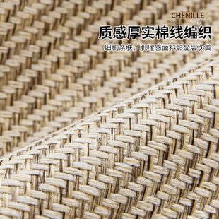 长促亚棉麻沙发垫四季 坐垫 通用2025新款 级感防滑防猫抓皮直排夏季