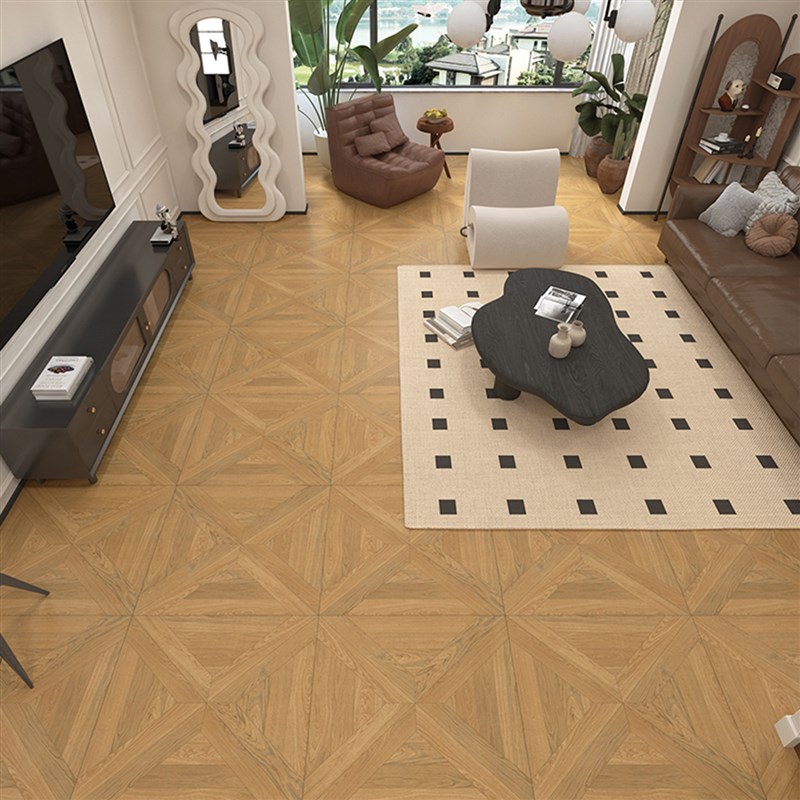 凡尔赛木纹砖800x800新中式仿木纹瓷砖客O厅卧室地砖防滑地板砖