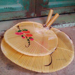 油纸大风扇【凉/扇製作`手工 乘怀旧城拾忆】旧 收藏 老坐月子