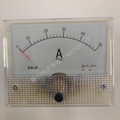 69L9  30A 50A 指针式交流电流表 电流 测试电流用 仪表 安培直通