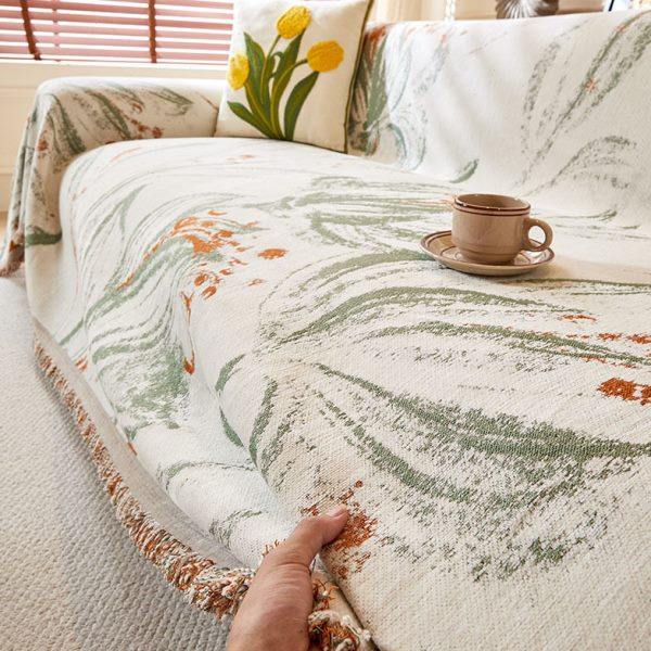 新款法式沙发巾全盖四季通用防滑沙发盖布一整张全包真皮沙发套罩,居家布艺,沙发垫,淘宝优惠券,粉丝福利购,淘宝优惠卷