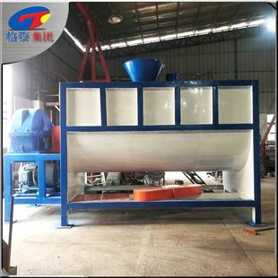 四川猪粪有机肥搅拌设备家禽粪便加热烘干机粪便混合卧式搅拌机