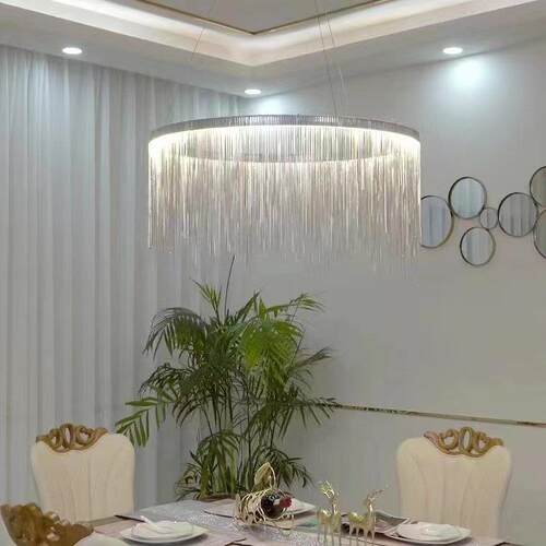 后现代流苏吊灯客厅别墅艺术创意个性北欧极简餐厅设计师装饰吊灯