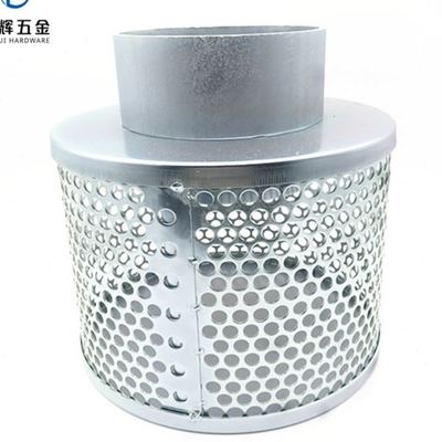steel strainer coupling钢过滤器耦合铁网冲孔板碳钢过滤器