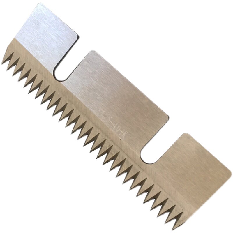 封箱机齿刀胶带切割齿刀半自动包装机长条齿型刀片75高碳钢高速钢