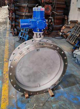 大口径不锈钢手动通风蝶阀D341W-6PDN800DN1600阀门