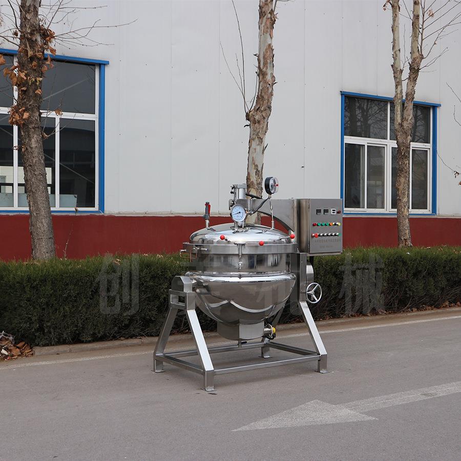 不锈钢大型卤煮锅高温高压蒸汽卤煮蒸煮锅肉类产品大型高压锅商用