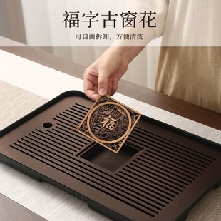 小型储水式 捷安玺茶盘家用2024新款 茶托盘功夫茶具茶台茶海干泡台