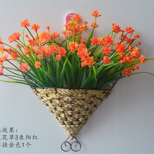 壁挂套装花墙面装饰挂件壁挂墙壁客厅卧室塑料花假花室内家装摆设