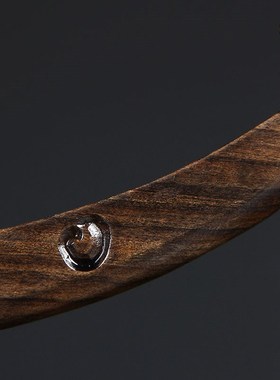 黑檀金箍棒底座红木家居装饰摆件实木把玩博物件底座木雕