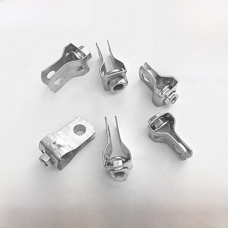 加厚镀锌彩灯夹吊头M8/M10/M 120k定向吊码彩灯吊夹箍螺丝螺丝杆