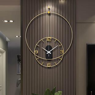 时钟挂钟表客厅2025新款高档轻奢风挂表现代简约大气时尚网红钟表