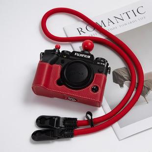 富士XS20保护套XT50红色相机包XT5 XT20适用于XT10xt30ii相机皮套