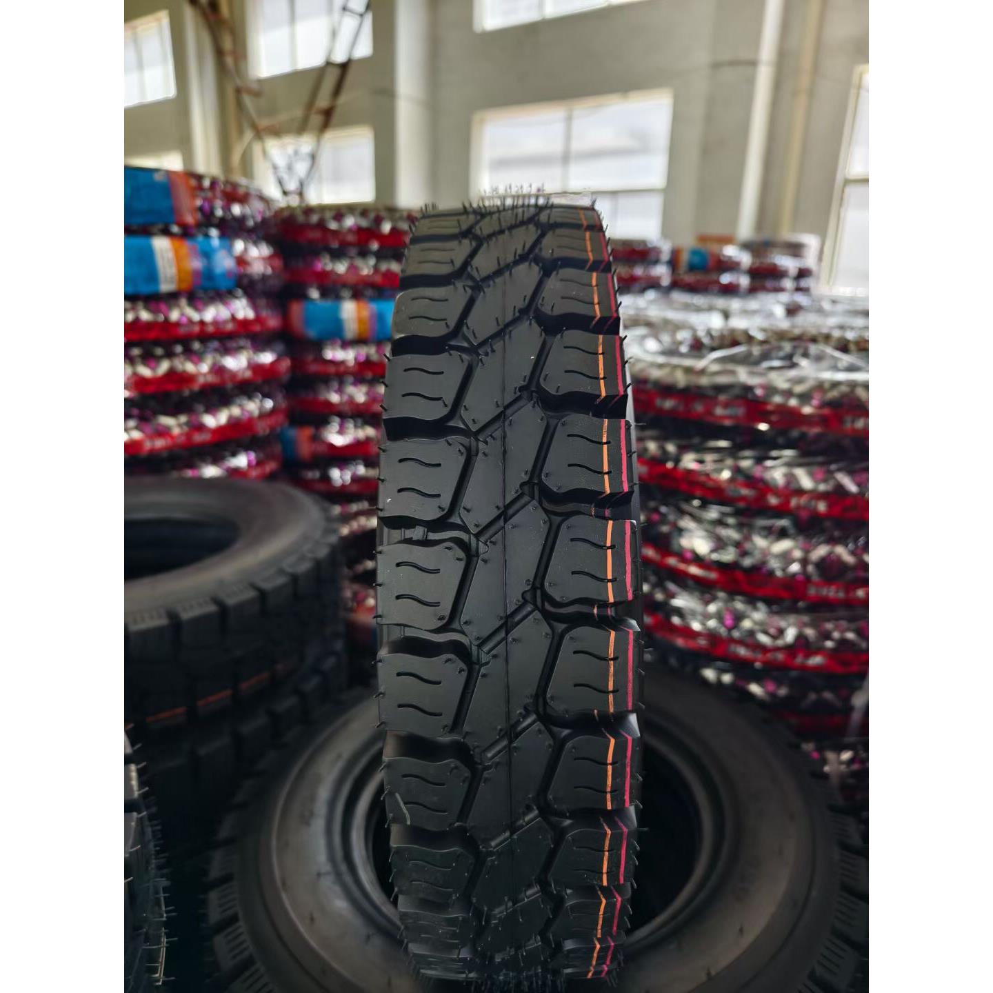 三轮车重载恩贝特轮胎4.00-4.50-5.00-3.75-12内外胎加厚8层级