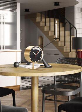 书桌座钟星夜桌钟 钟INS网红钟座钟创意北欧桌面钟 钟设计师电子