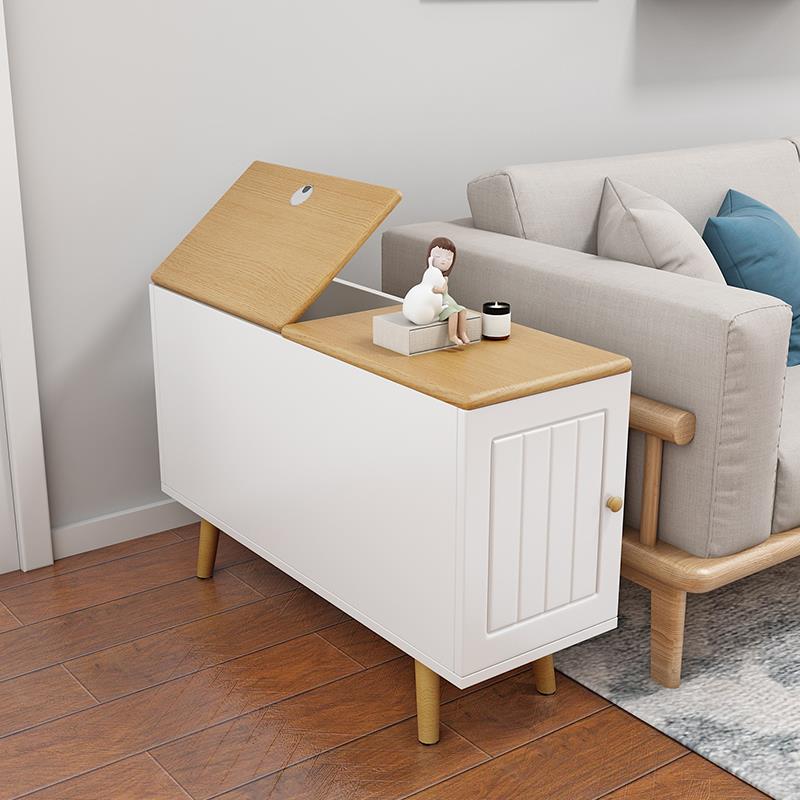 北欧边几柜简约创意多功能客厅小窄长方形沙发边柜