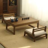 老榆木榻榻米茶桌小户型茶几实木矮桌子日式 矮桌炕桌茶几炕几