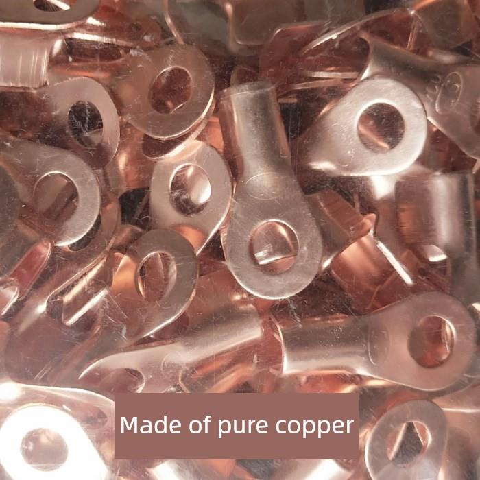 汽车线头摩托车电动汽车电池纯铜端子连接器线耳连接钳线尾夹