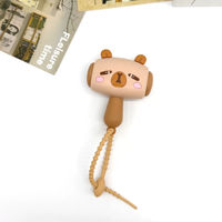 Shake the "Squeak Squeak Hammer" for fun stress relief. Shake it to make a sound. The "Squeak Squeak Hammer" is a cute blue toy for boredom and a hanging accessory thumbnail 3