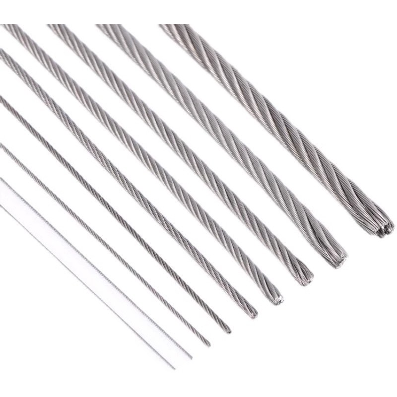 【100米】304不锈钢钢丝绳线超细软B晾衣绳架钢索粗1.523456810mm