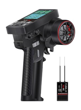 HOTRC现货CT-10B 8B彩屏10通道RCI模型遥控器车船用陀螺仪金属手