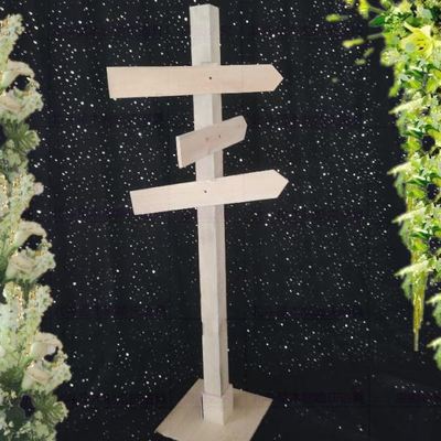 签到森系婚庆用品路标婚礼木制指示牌木质装饰摆件区指路道具清新