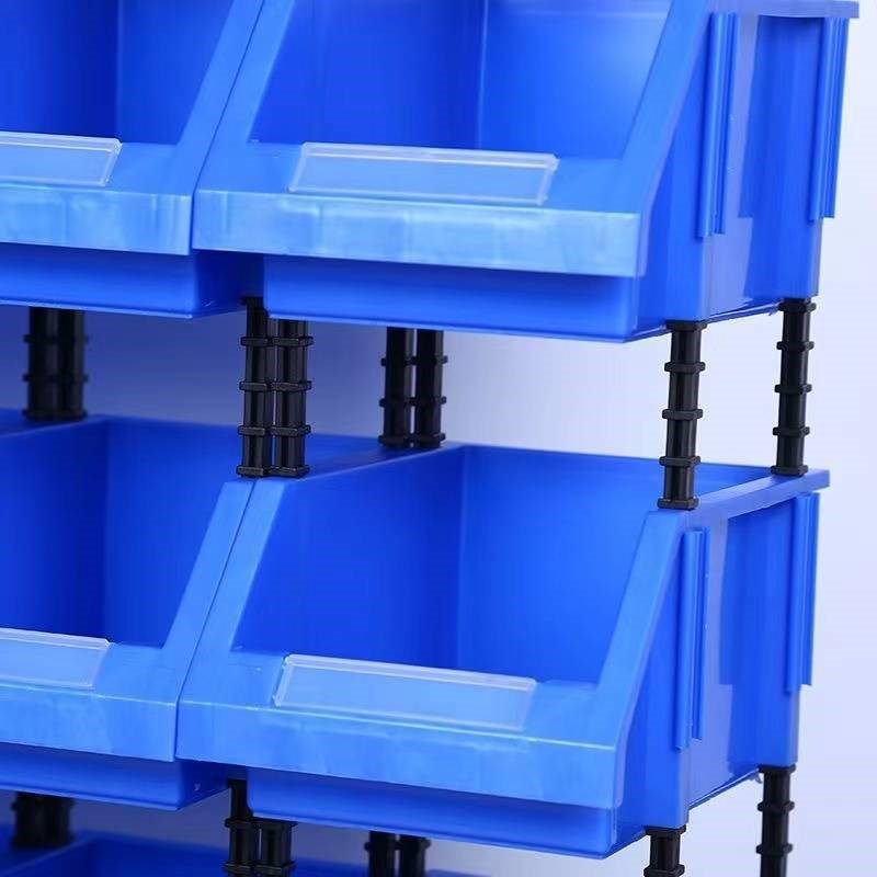 斜口组合式零件盒管件盒物料盒螺丝盒货架多层收纳盒塑料零件