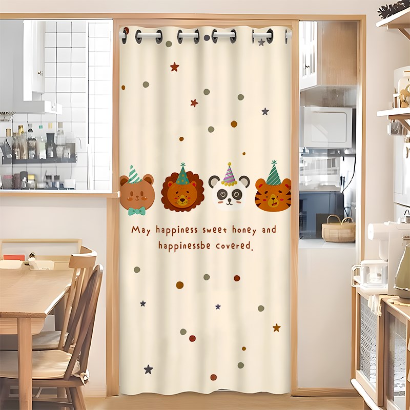 浴室门帘空e调隔断帘卧室卫生间厨房挡帘家居隐私无冲孔