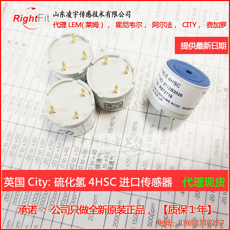 4HSC硫化氢气体传感器4CFC一氧化碳4OXV氧气2112B2026仪表维修BW