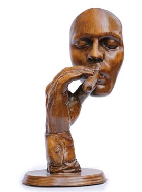 抽象人物雕塑摆件人脸现代创意个性家居摆设简约北欧家居装饰品