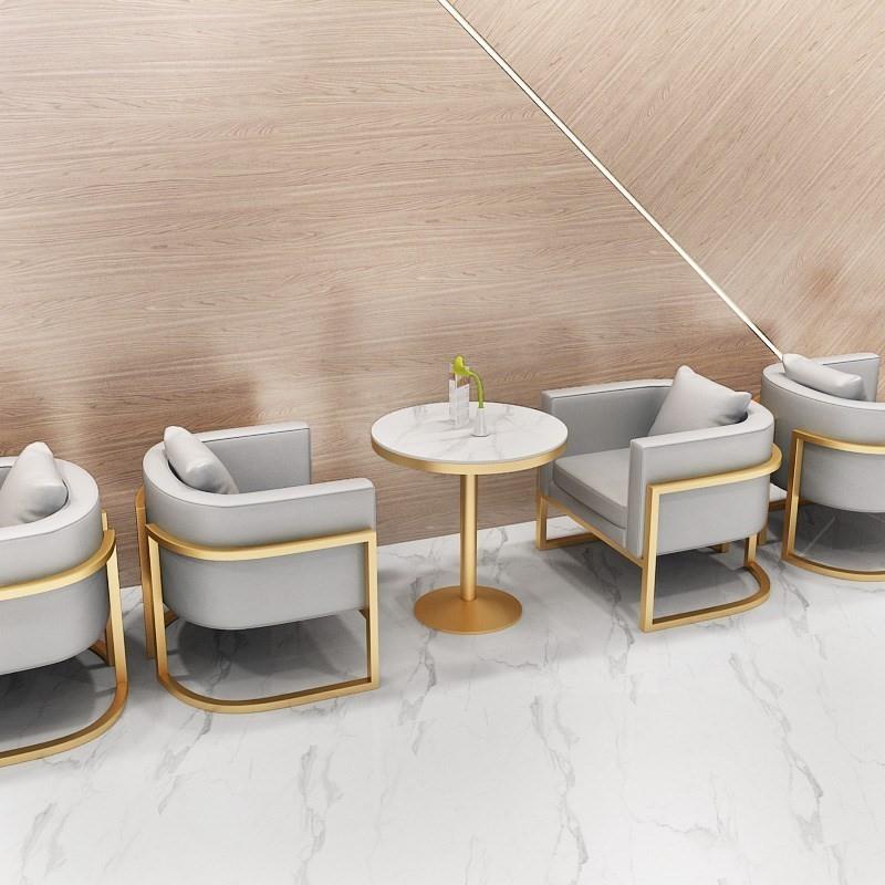 北欧咖啡厅卡座沙发奶茶店休闲 洽谈酒吧清吧商用西餐厅桌椅组合