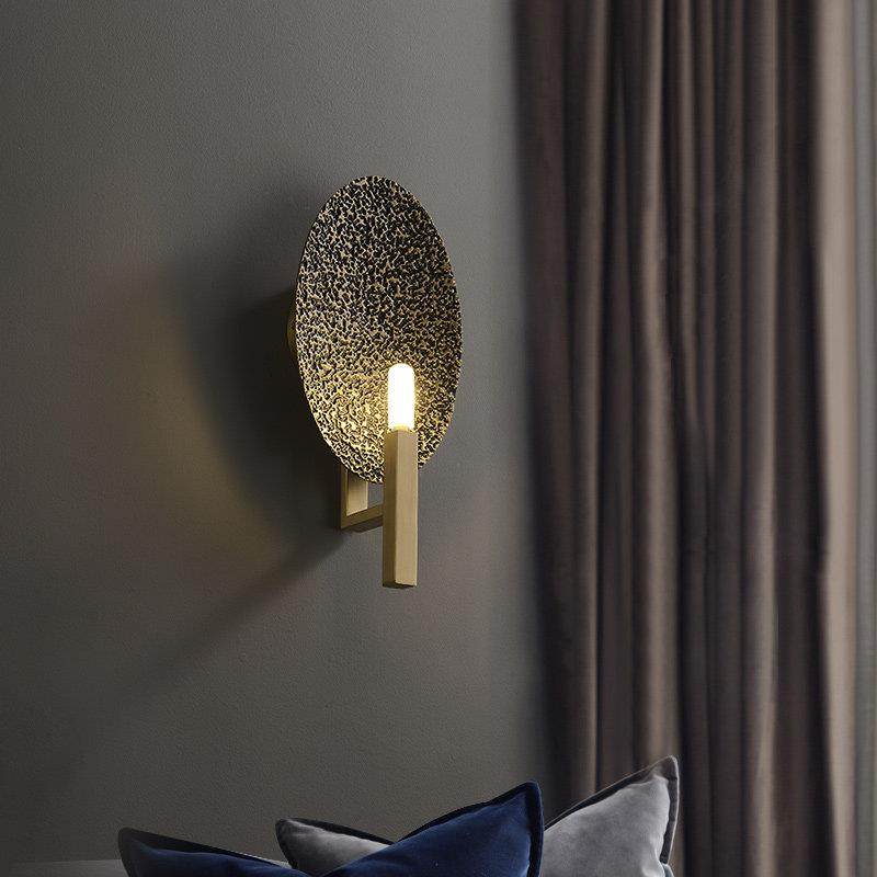 后现代轻奢简约全铜床头壁灯客厅卧室客厅书房电视背景墙过道壁灯,家装灯饰光源,壁灯,淘宝优惠券,粉丝福利购,淘宝优惠卷