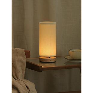 斯堪 Sabi高端氛围卧室睡 纳维亚简单登录风台灯可充电日本Wabi