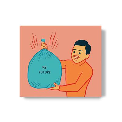 Joan Cornella小众幽默艺术挂画温度计IDIOT餐厅玄关无边框装饰画