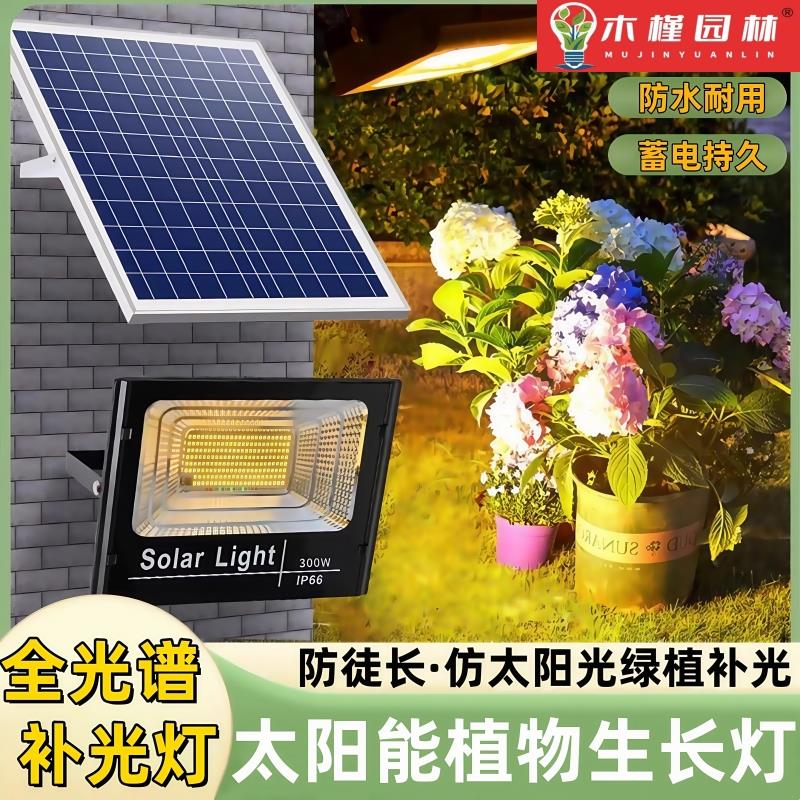 太阳能植物补光灯花卉蔬菜大棚全光谱LED彷太阳光多肉植物生长灯