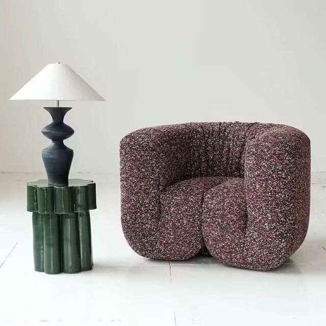 北欧意式设计师异形懒人沙发躺椅北欧复古客厅卧室创意单人沙发椅