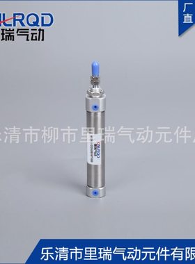 厂家供应 型小型迷你气缸CDJ2B16X100 不锈钢行程可调气缸