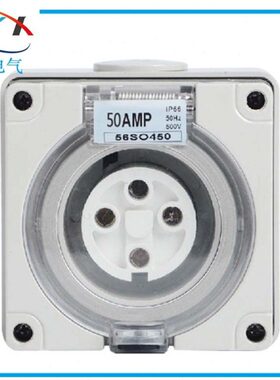 孔  暗装 A50明装450四插座防水5户外防水澳标插座6SO室外防暴雨