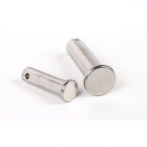 304不锈钢定位固定销轴 M18M20M30销轴螺栓带孔圆柱平头销钉GB882