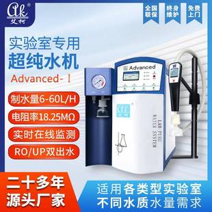 I超纯水机实验室用6 Advanced 60L分析实验纯水机超纯水机器