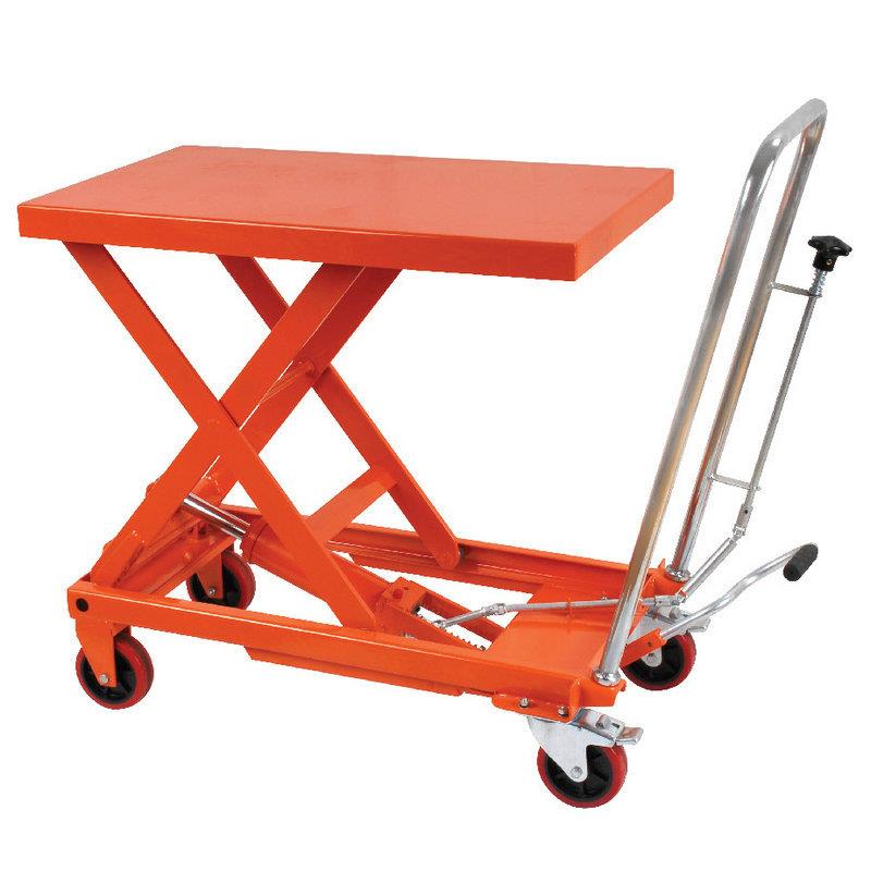 厂家供应手动升降平台车移动式液压手推平台车电动模具平台手推车