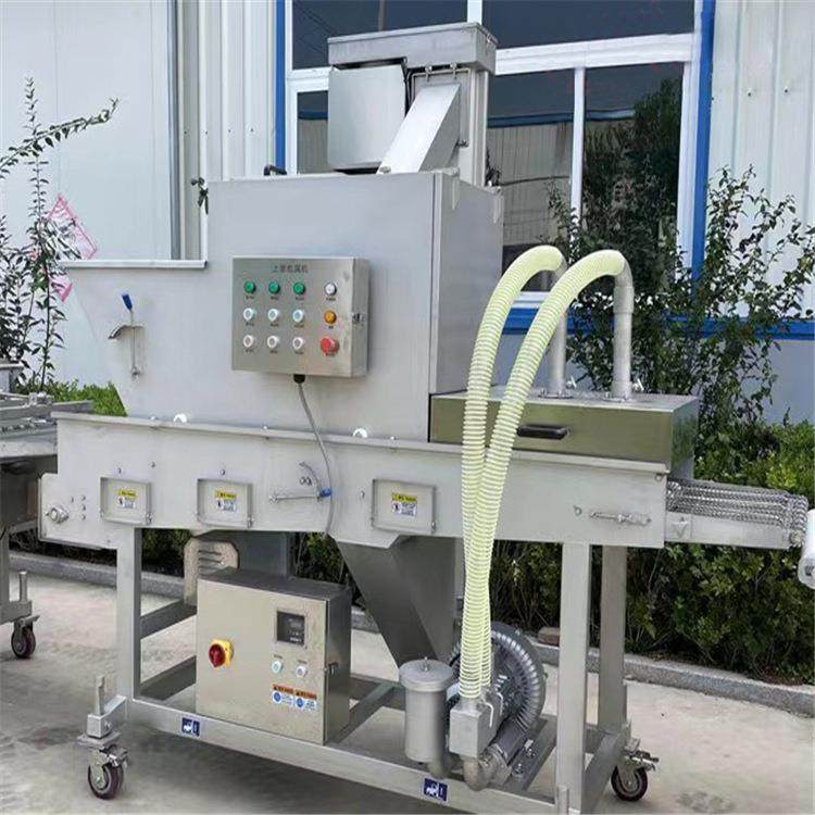 商用小酥肉裹粉机隧道式鸡排上粉设备全自动茄盒藕夹上粉油炸生,清洗/食品/商业设备,其他食品加工设备,淘宝优惠券,粉丝福利购,淘宝优惠卷