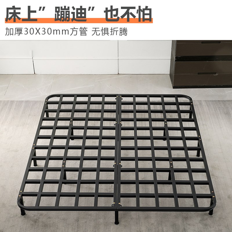排骨架床骨架子床板支撑架1.8米防潮全钢铁架龙骨架床架支撑杆1.5
