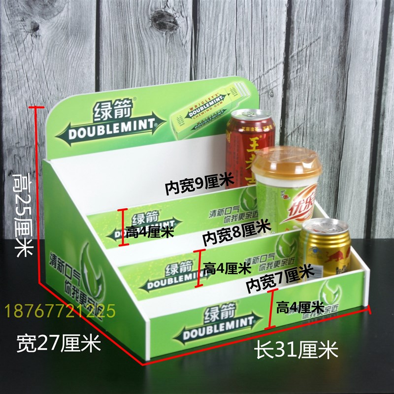 口香糖展示架便利店陈列架超市旋转货架子台式小号小货架收银台
